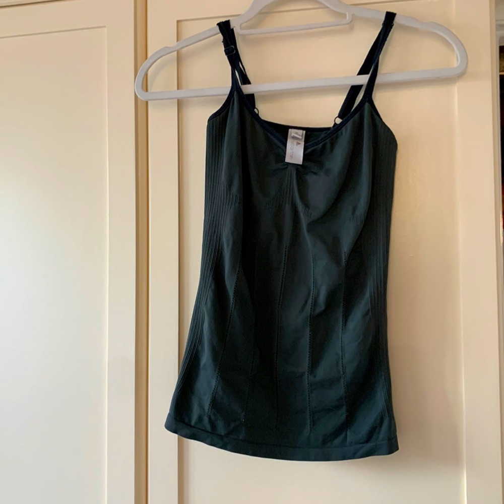 Stella McCartney Adidas  teal tank w shelf bra